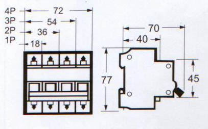 Автоматический выключатель 1п 63А