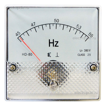 Частотомер HD-80, 45-55 Гц, 380В