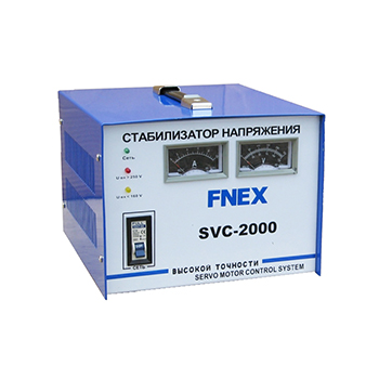Стабилизатор SVC  2000 VA (1400Вт) электромеханический