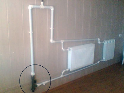 Пример монтажа энергосберегающего электродного котла