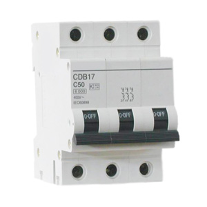 Автоматический выключатель CDB17 3п 10А
