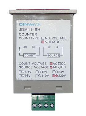 Электронный счетчик импульсов JDM11-6H