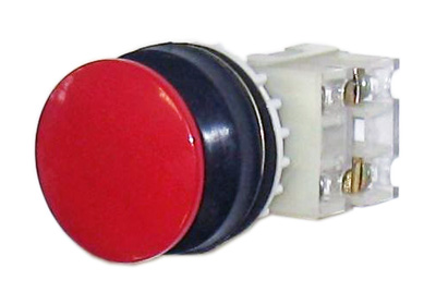 Кнопочный выкл. ВК30-10, красный, 1з+1р, IP54, 10А, 660В, гриб. без фиксации