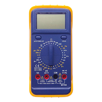 Мультиметр MY-63 (~700В; =1кВ; ~10А; =10А; 200 Мом; 20 мкФ; 20 кГц, прозвонка, диодный, транзист. тест)